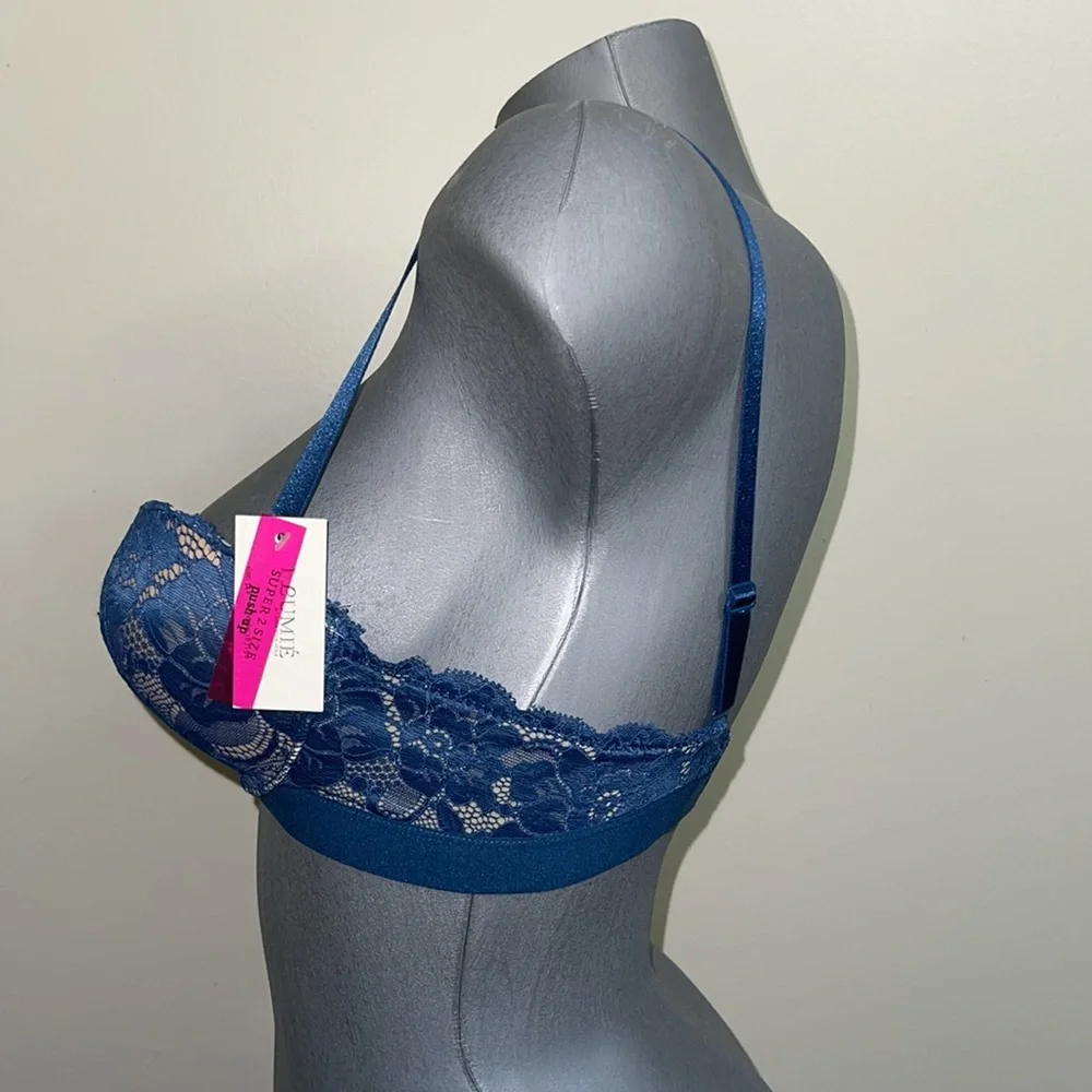 Super Push Up Extreme Padded Maximum Lift Lace Multi-way Strapless Bra. NWT